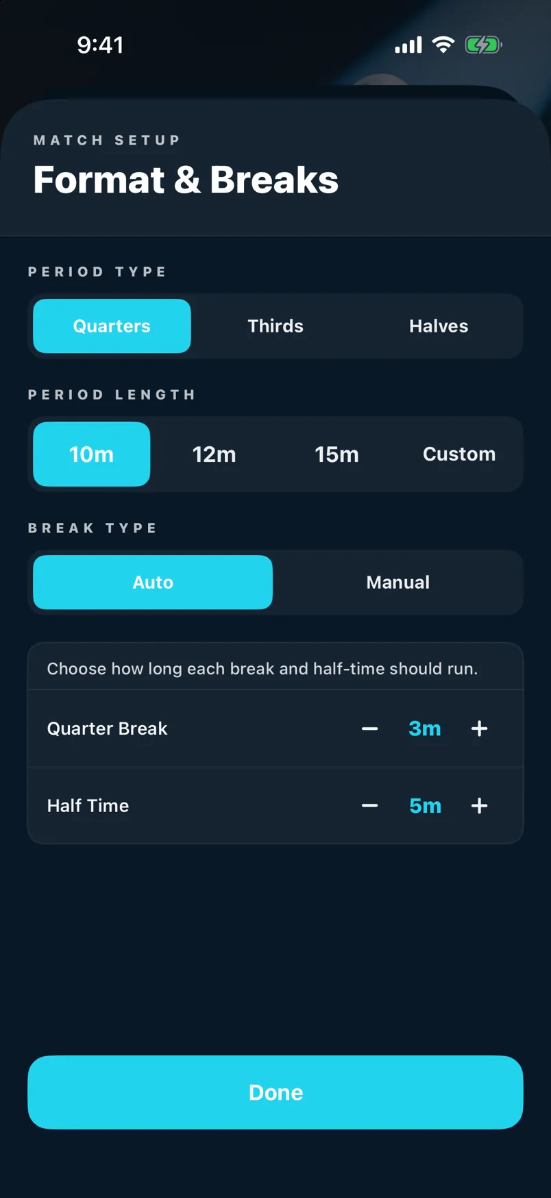 Period type and length